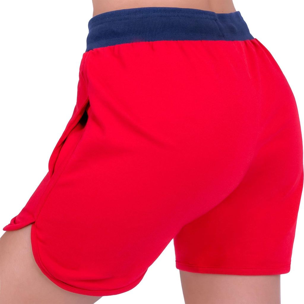Nebulus Baumwoll Short LINDA Damen, kurze Hose , Sommerhose , Q2308 - Damen, rot, S/36
