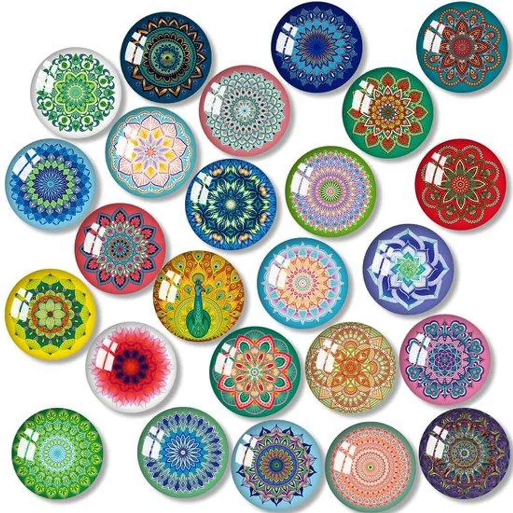 Aimants pour tableau blanc et frigo - Organisez avec 30 magnets zen