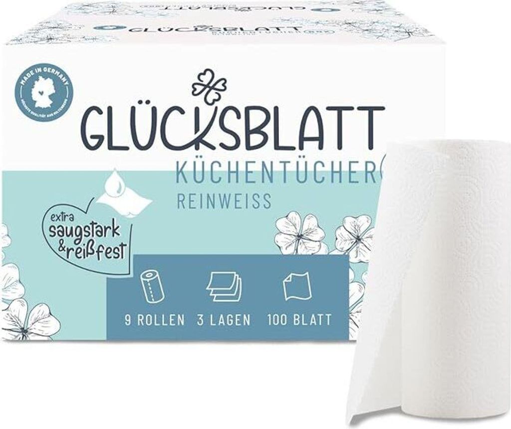 GLÜCKSBLATT 3289000 GLÜCKSBLATT Küchenrollen reinweiß Obrázek produktu 