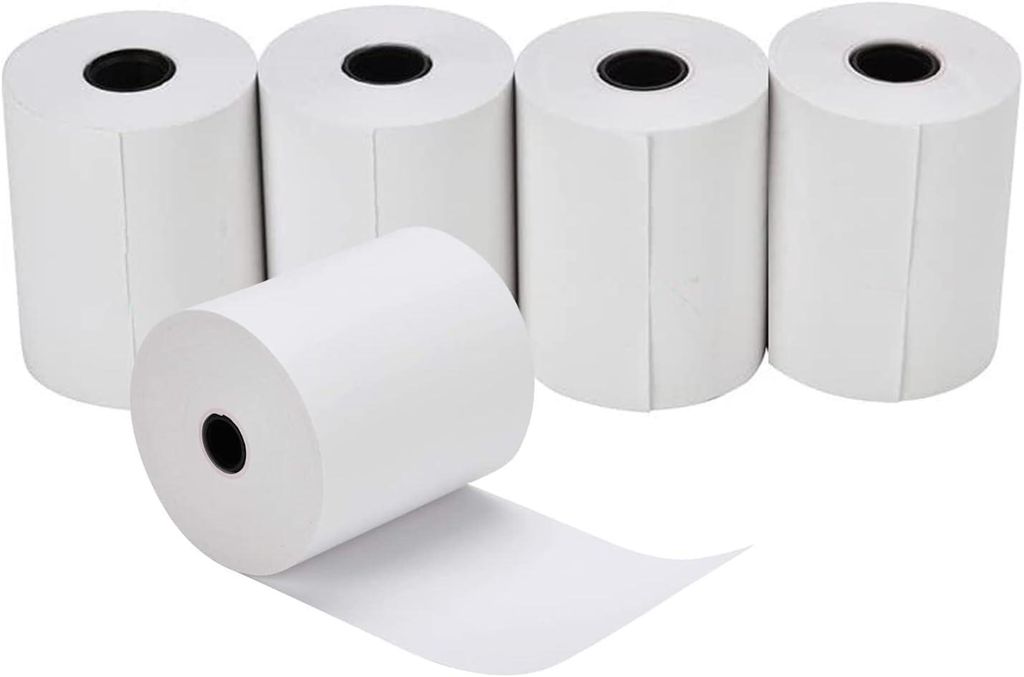 5x Thermorollen 80x80x12mm BPA-Frei für Bondrucker – Produktbild 