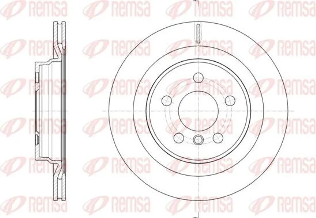 Disque de frein arrière pour BMW Série 2 et X1 compatible OE 34216799369