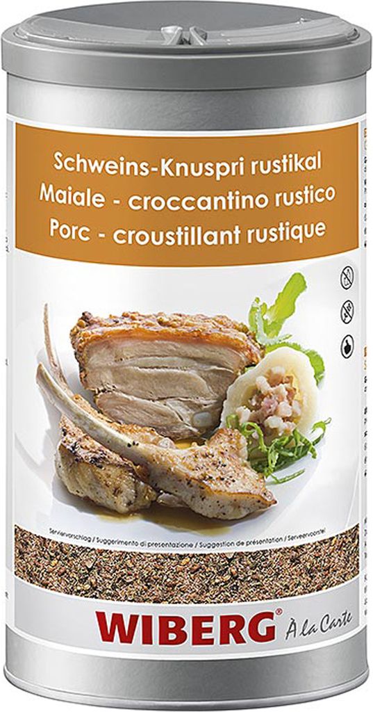 Wiberg maiale croccantedi condimento rustico in una scatola Immagine del prodotto 