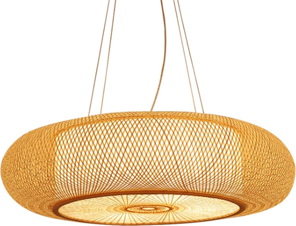 Lampada a sospensione, Bambù naturale, Design elegante, 50 Immagine del prodotto 