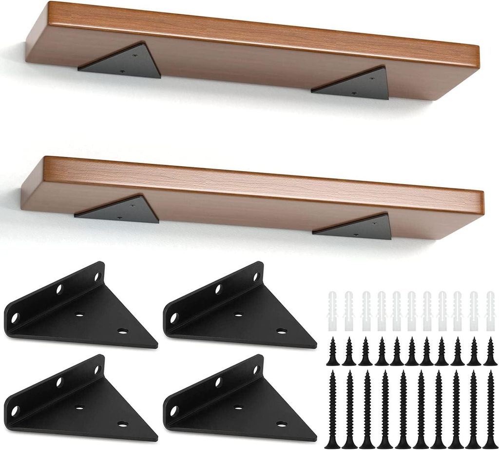 4 Stück Regalhalterung Unsichtbar Tablarträger Dreieck Regalhalter Schwebende Wandregal Halterung Versteckte Regal-Halterungen Schwebende Regalha...