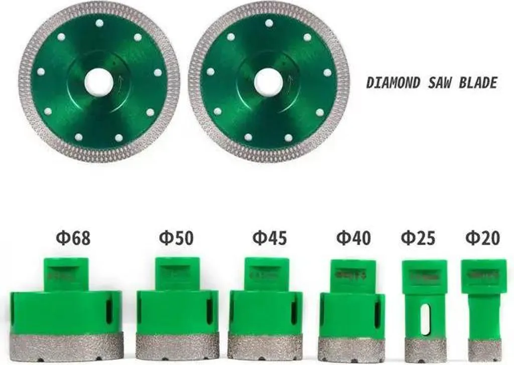 Punta diamantata, filettatura M14, brasata sottovuoto