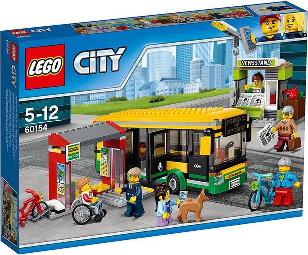 LEGO City Bus Station, Zestaw do budowania, 5 lat(a), 337 Zdjęcie produktu 