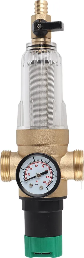 Évitez les fuites avec ce régulateur de pression d'eau 3/4 avec jauge
