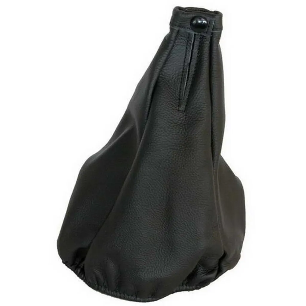 Housse de levier de vitesse durable en cuir synthétique noir Carpoint