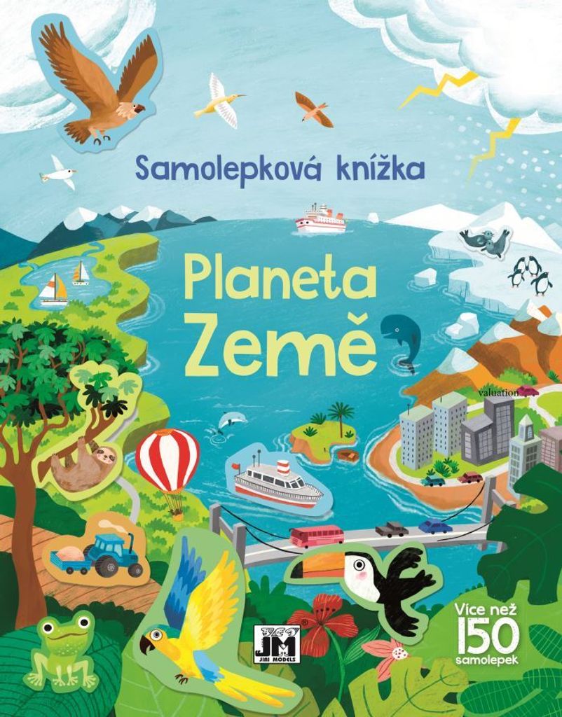 Jiri Models Knížka samolepková Planeta Země