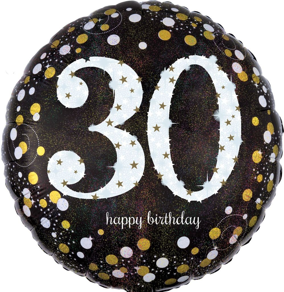 AMSCAN Sd-C Sparkling Birthday 30 0 0 0 Zdjęcie produktu 