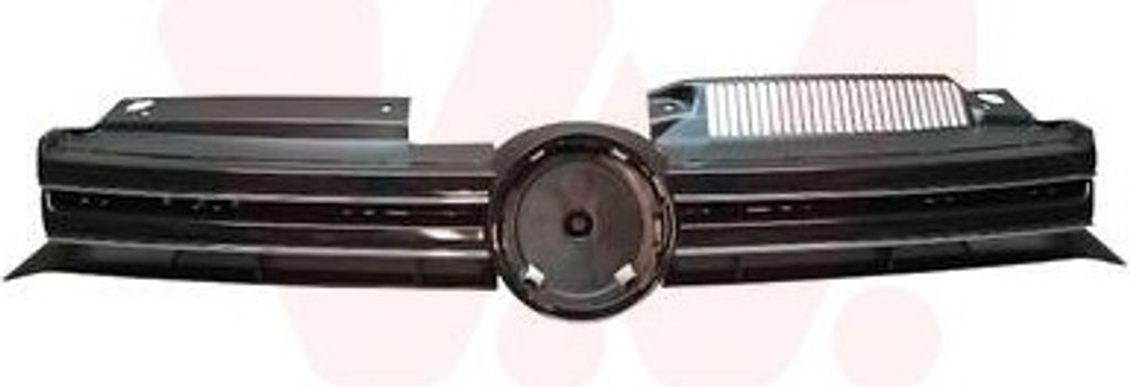 VAN WEZEL 5863514 Kühlergrill Frontgrill für VW GOLF VI (5K1) Chrom/Schwarz
