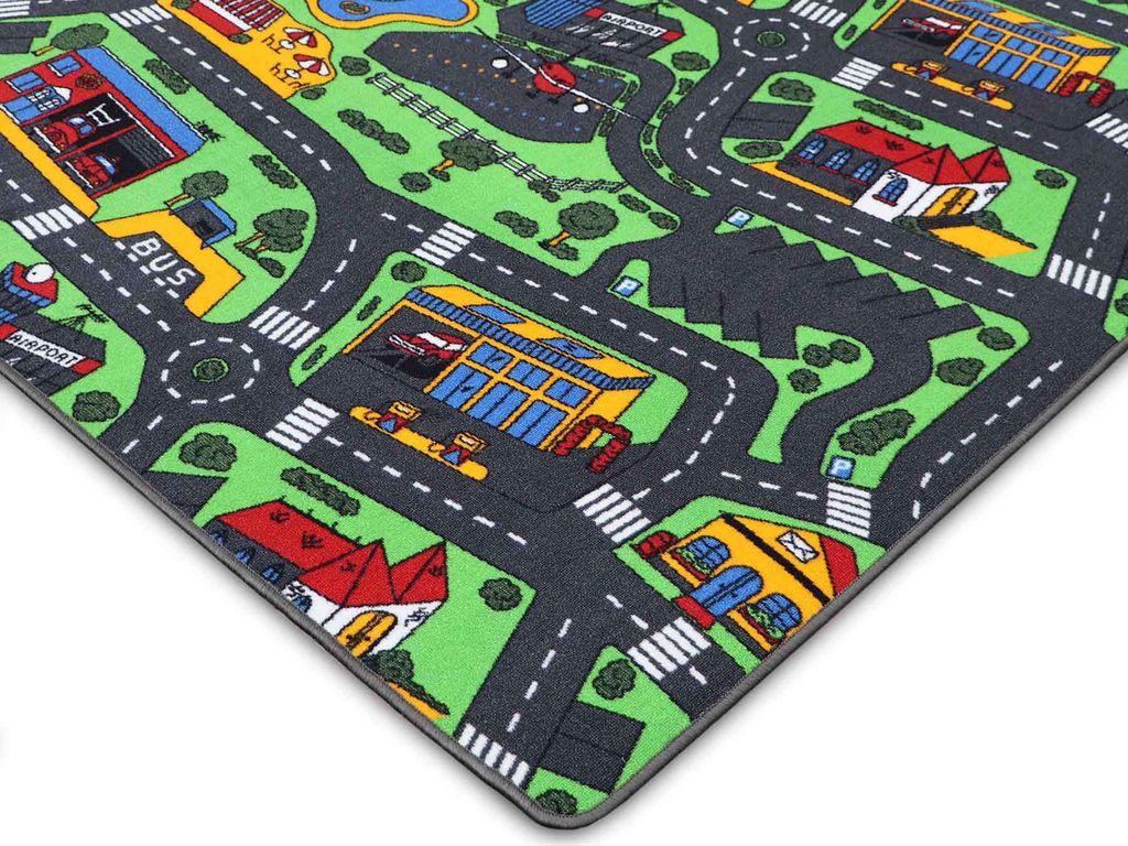 Primaflor Spielteppich CITY - 95x200cm - Kinderteppich mit Produktbild 