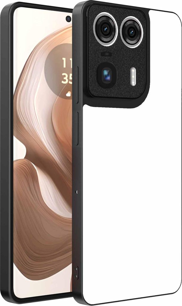 Smartphonica Geeignet für Motorola Edge 50 Ultra Sublimation Fall TPU - Geeignet für Sublimation Druck Wärmepresse - DIY Fall mit eigenen Foto o...
