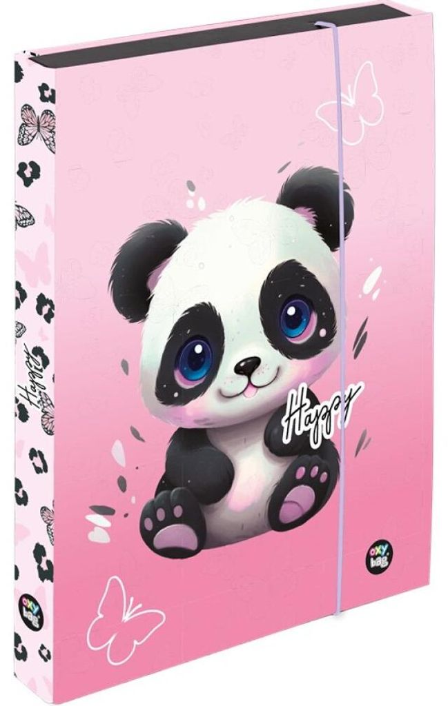 OXYBAG Box fü r Arbeitsbü cher A4 Jumbo Panda Produktbild 