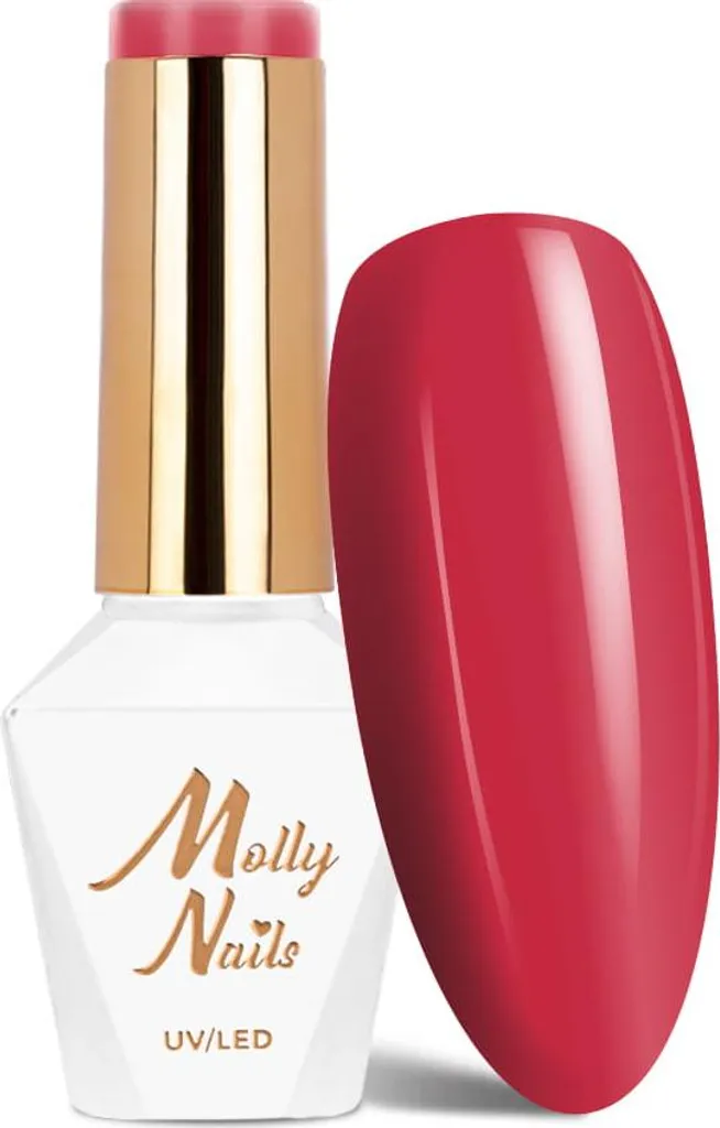 Vernis à ongles hybride Flamingo Strawberry n° 147 Molly Nails sans HEMA