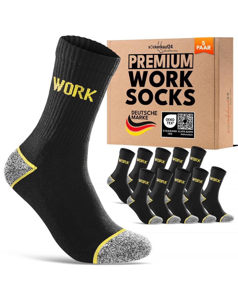 Arbeitssocken Herren Baumwolle Work Socken Premium - 70104T Produktbild 
