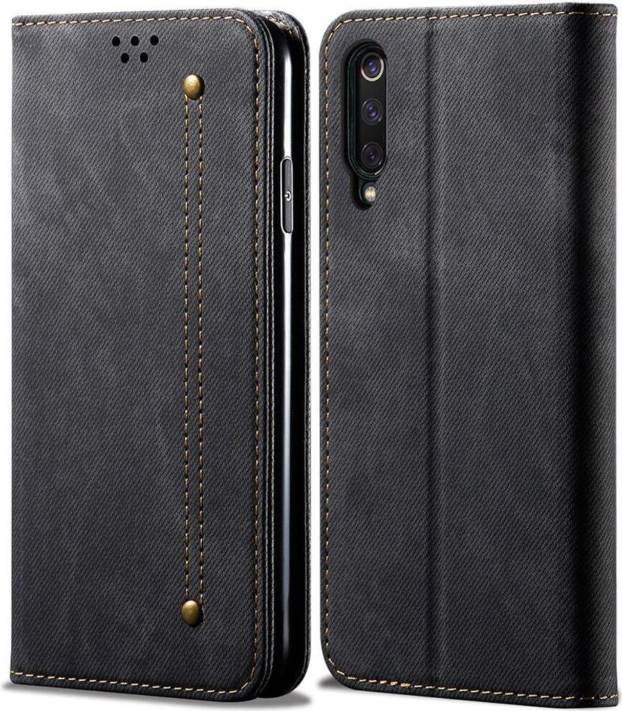 Xiaomi Mi 9 Hülle, LaimTop Denim Leder Brieftasche Produktbild 