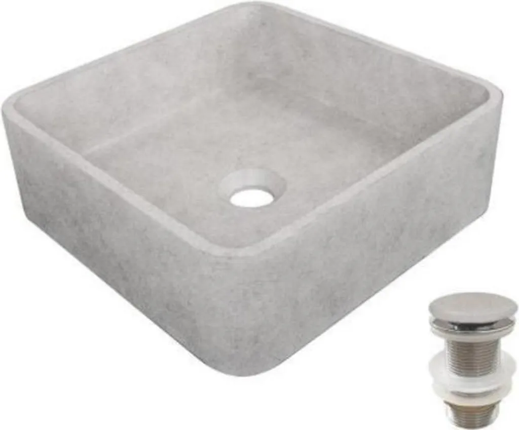 Aménager une salle de bain moderne avec la vasque béton Artea 36cm