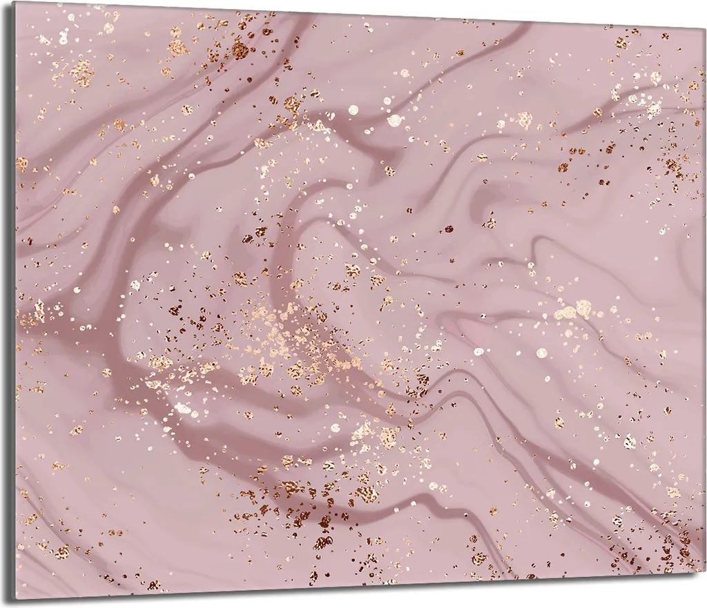 Piastra copripiano cottura 60x52 Piastra copripiano cottura in ceramica alzatina in vetro tagliere decorativo, marmo rosa