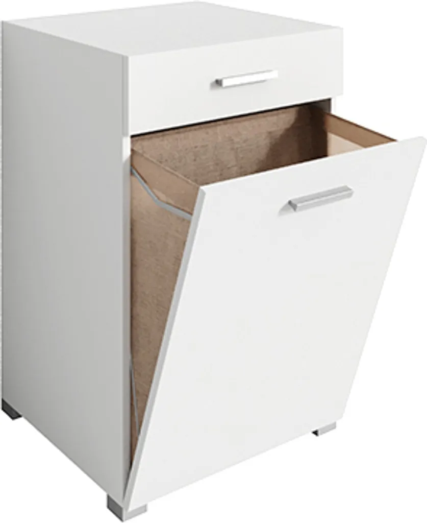 Armoire Vicco Matteo Blanc 50x78.5cm, meuble robuste et hydrophobe