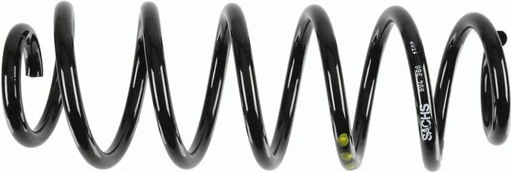 Ressort de suspension arrière SACHS 994366 - Qualité OE pour Passat 3C