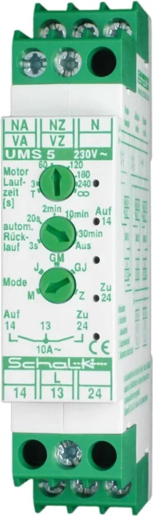 Module de commande 10A UMS 5 robuste avec double contact 2 NO en 230V AC