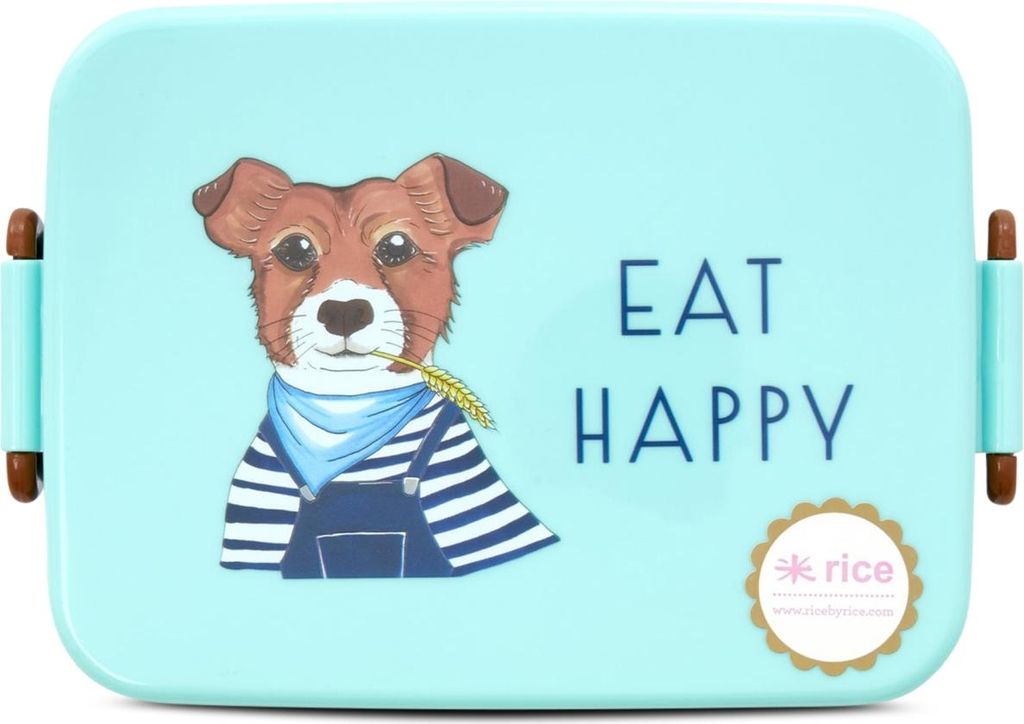 Rice Lunchbox Animal Farm - Hund Grün