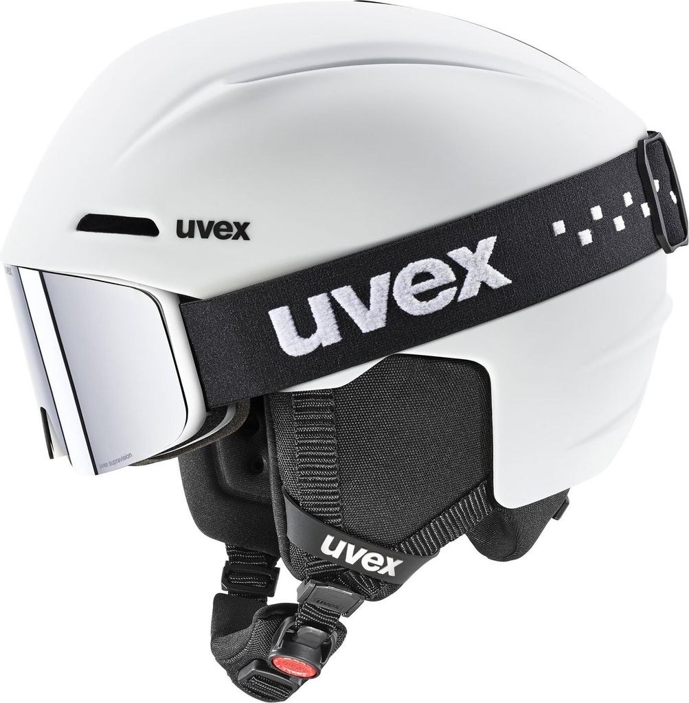 Uvex Viti Set Helm Mit Visier Schwarz 54-58 cm / Mirror Produktbild 