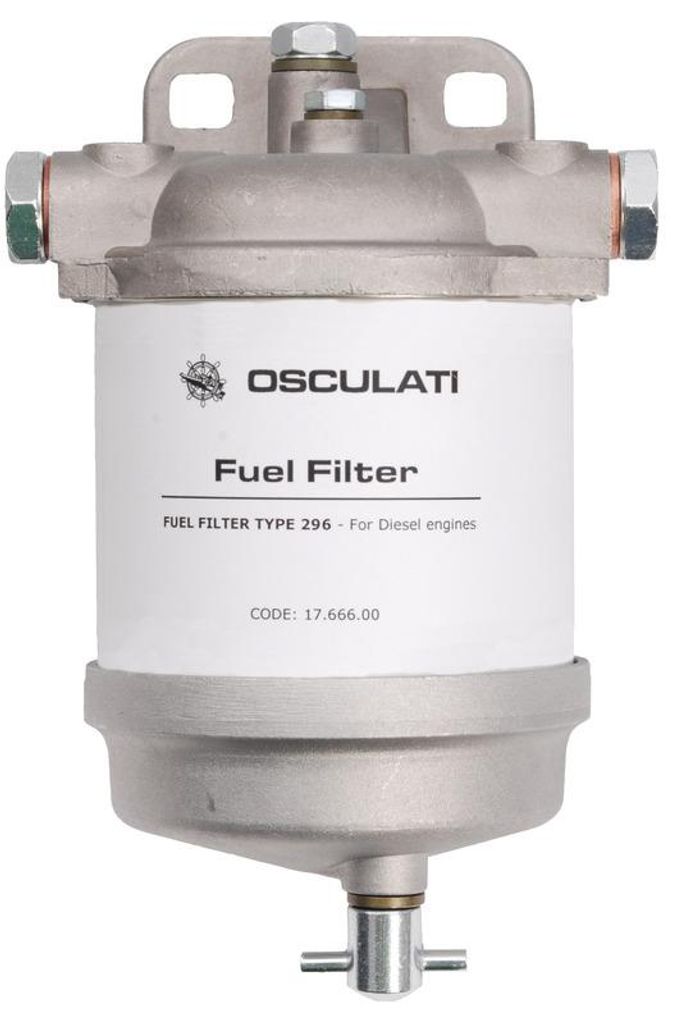 Filtr oleju napędowego CAV 296 aus spustem Wasser Osculati 17.666.00