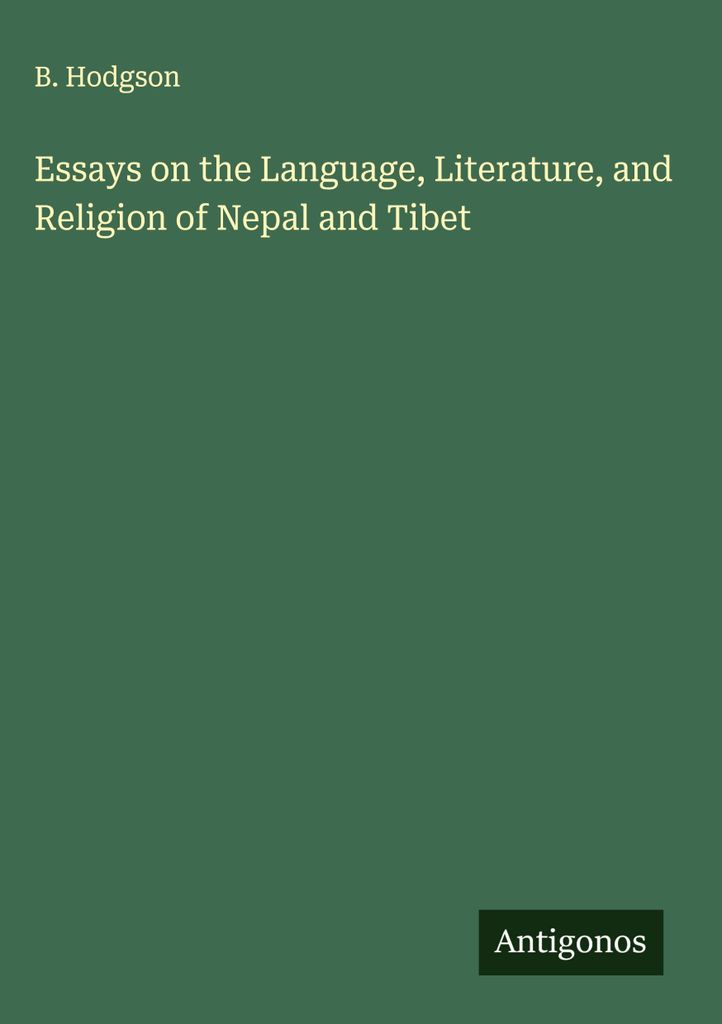 Aufsätze über Sprache, Literatur und Religion in Nepal und Tibet