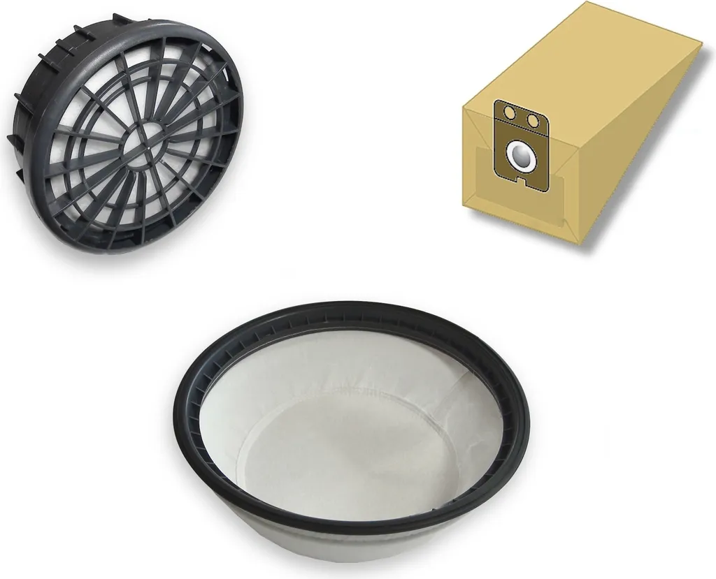 Set 10 Sacchi Nilfisk Saltix 10 + Filtro HEPA H13 + Filtro a Sacco Originale