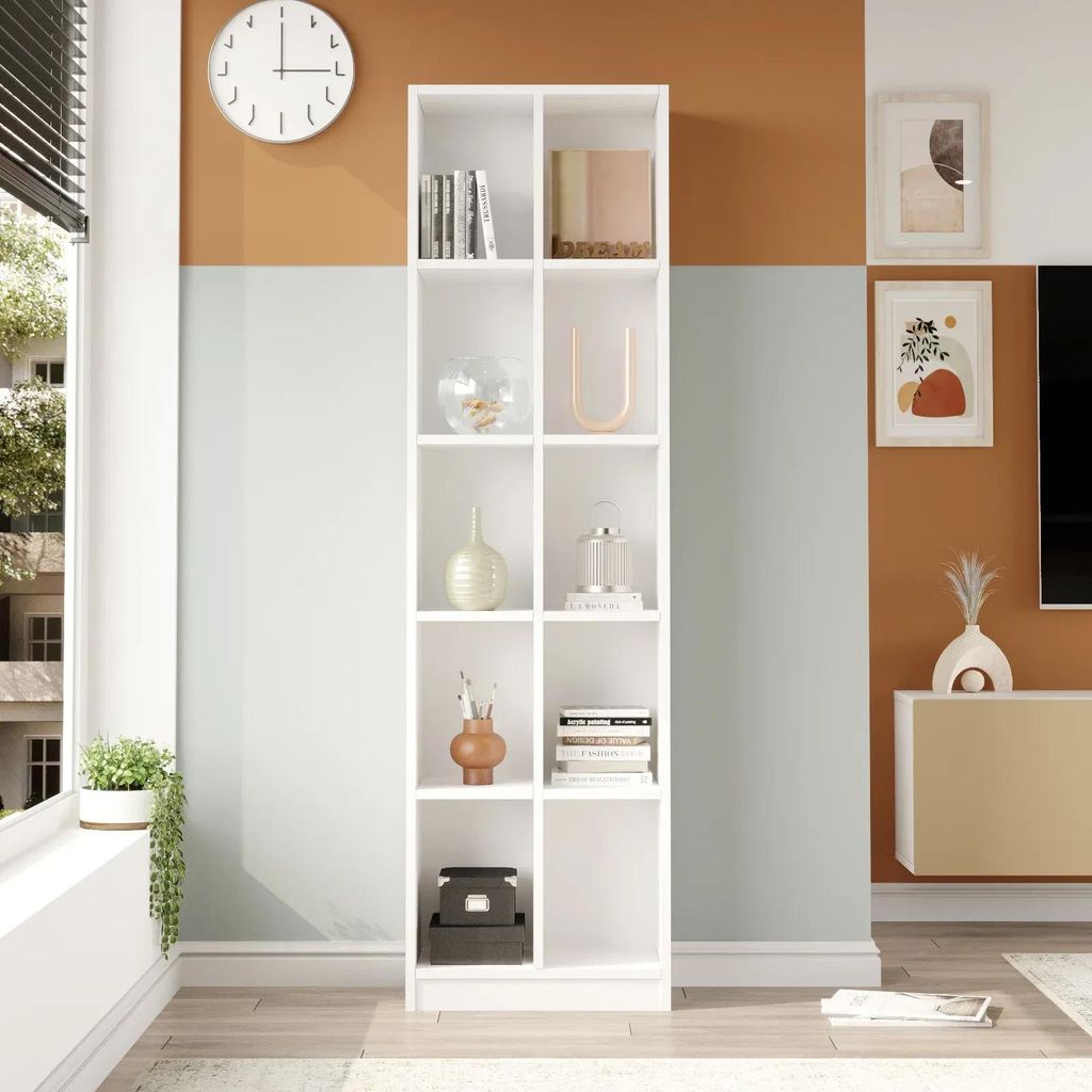 Houseland Bibliothek Liora weiß Produktbild 