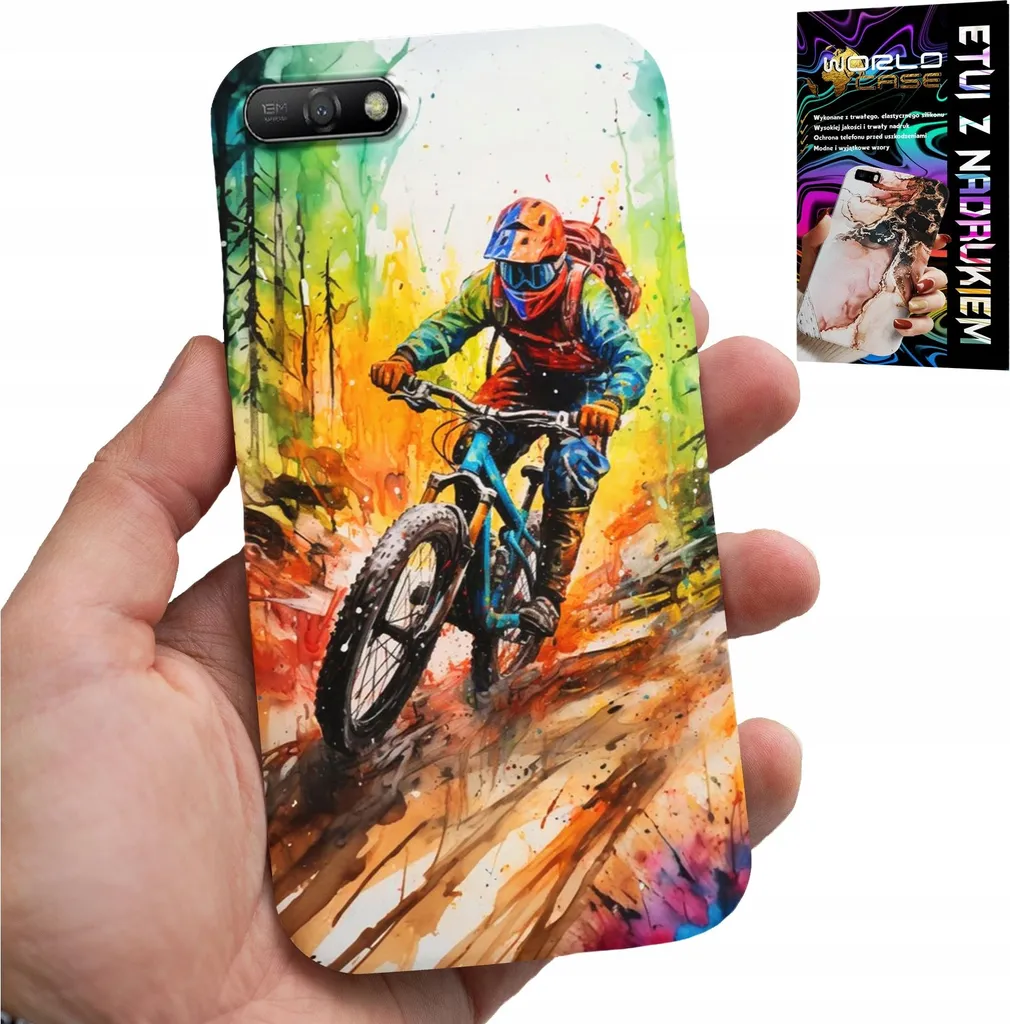 Custodia Huawei Y6 2018 Vetro - Protezione MTB Estrema e Anti-Shock