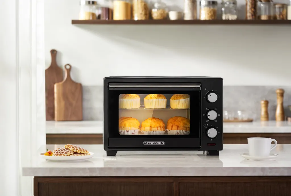 Steinborg SB-3002 Mini Four Électrique 25L Noir - Cuisson Précise - 4