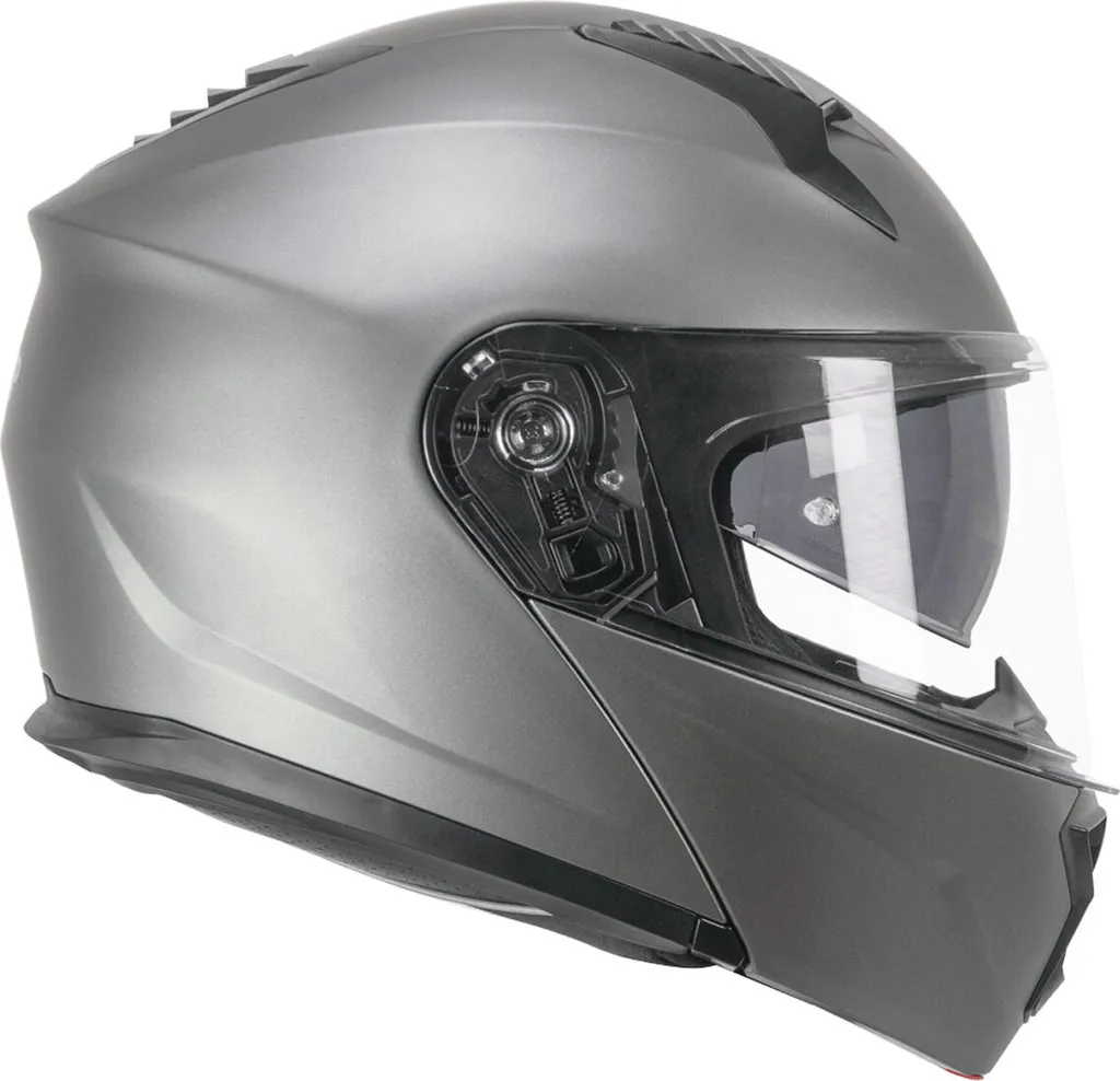 Casque moto modulable XXL confortable SKA-P 5THA FALCON Gris Satiné