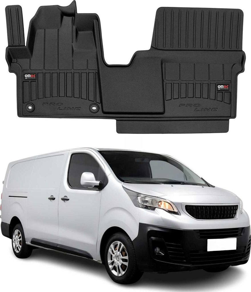 Tapis de Sol pour Peugeot Expert 2016-2022 Caoutchouc TPE Image du produit 