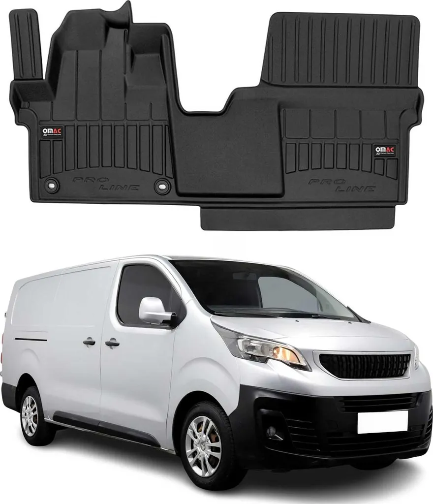 Offerta Tappetino Gomma TPE Peugeot Expert 2016-2025 - 1 pz Nero
