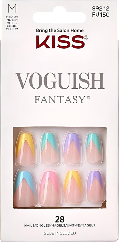 Sztuczne Paznokcie Kiss Voguish Fantasy Fv15 Zdjęcie produktu 