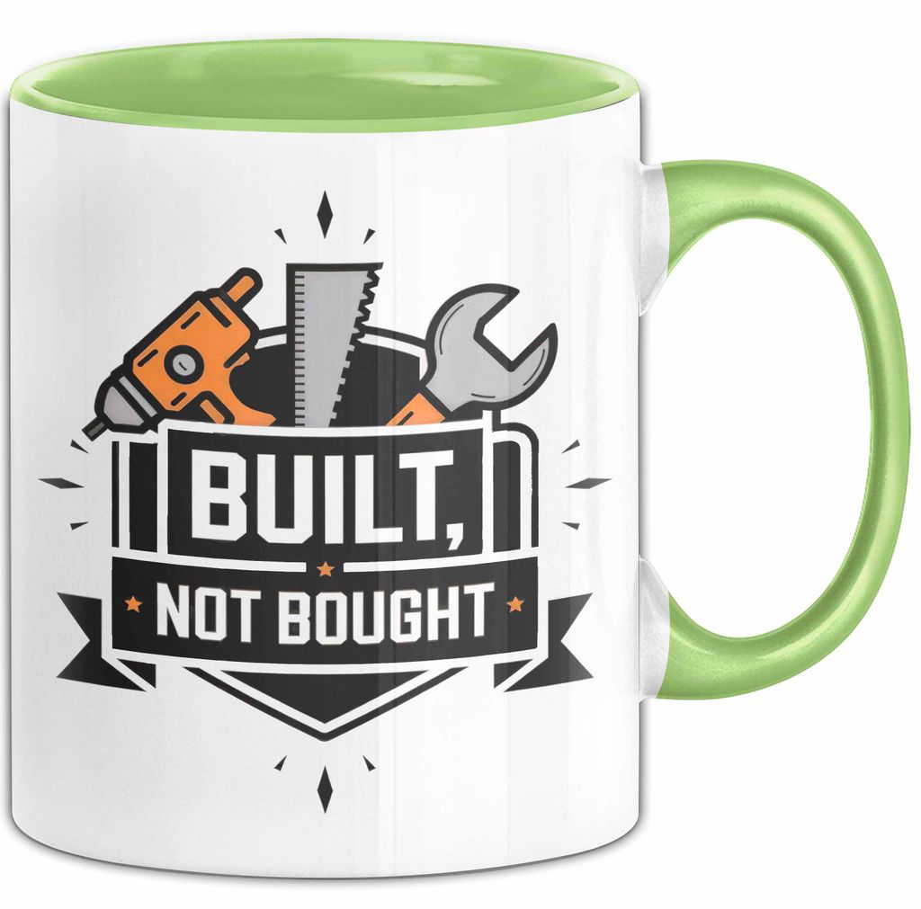 DIY Fan Tasse Geschenk Lustige Geschenkidee Spruch Für Heimprojekt Liebhaber (Grün)