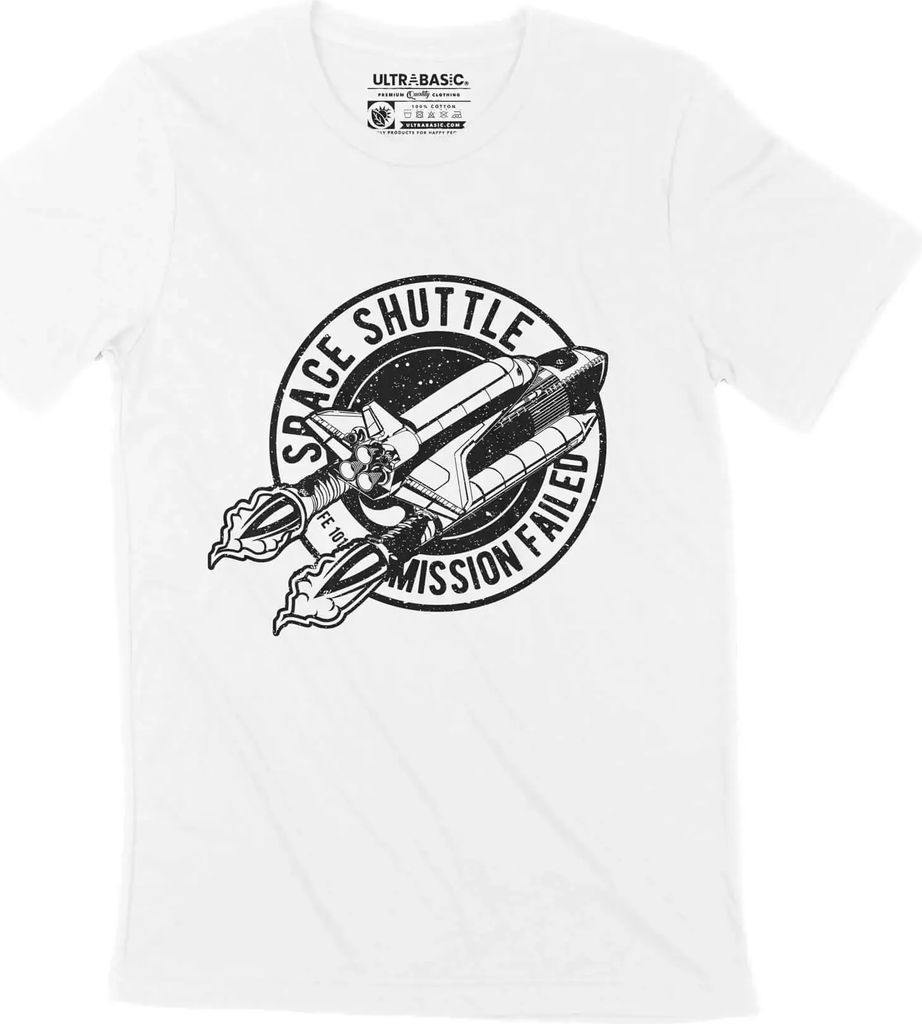 Herren Grafik T-Shirt Space Shuttle-Mission gescheitert - Raketenwissenschaft – Space Shuttle Mission Failed - Rocket Science – Öko-Verantwort...