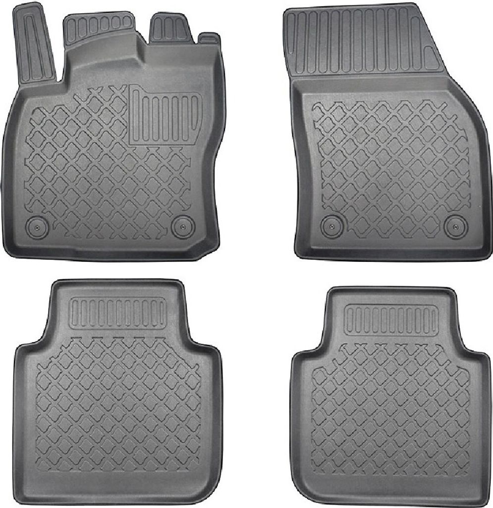Z535004 TPE-GummiFußmatten passend für VW Tiguan II Allspace 5/7Sitze 11.2017-10.2023