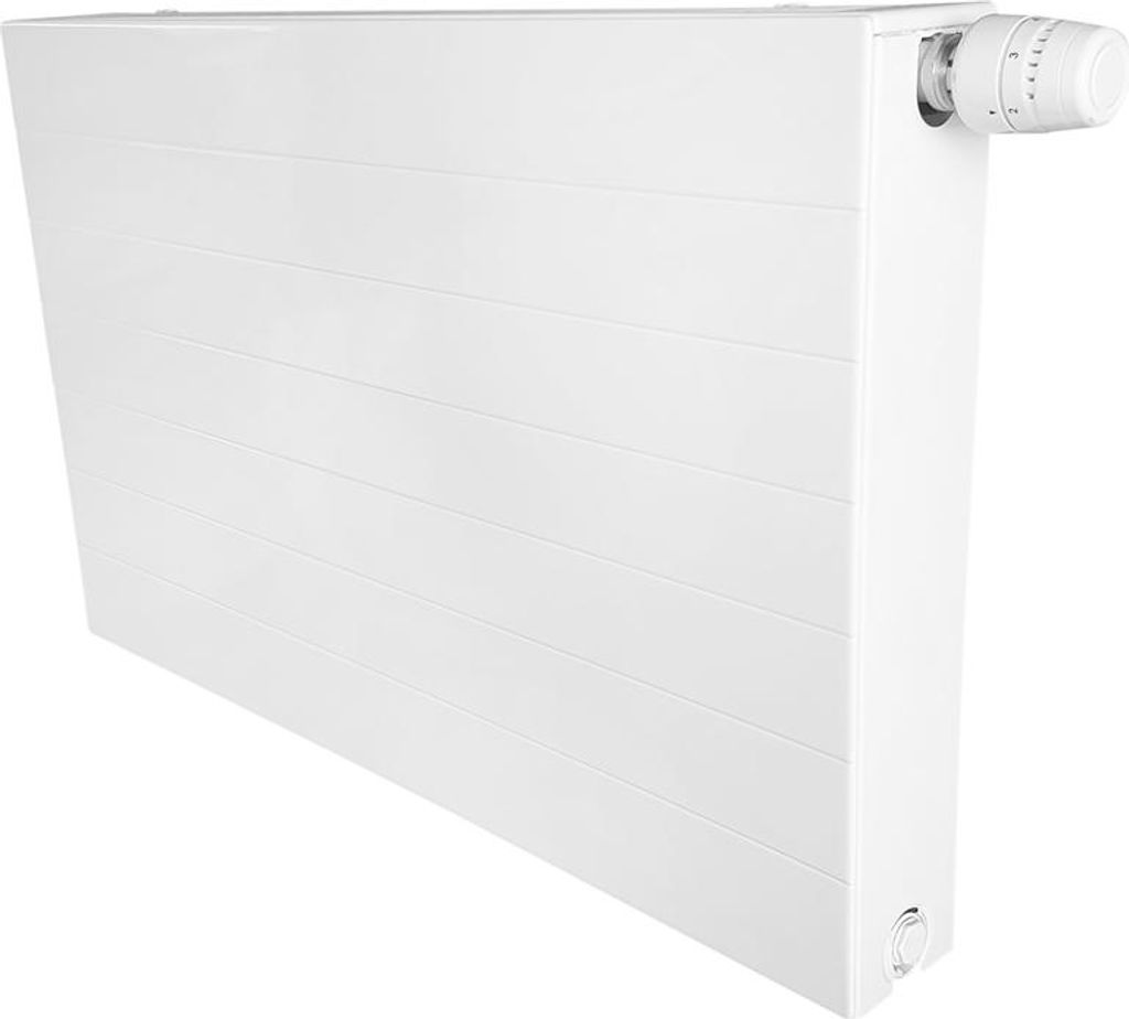 Planheizkörper Mittelanschluss Kompakt & Ventilheizkörper & Halter & Ventil NEU Typ 33 (Höhe x Breite) 600x1000