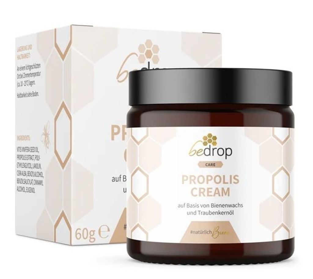 bedrop Propolis Cream - hochdosierte Propolis Creme - 60g Produktbild 