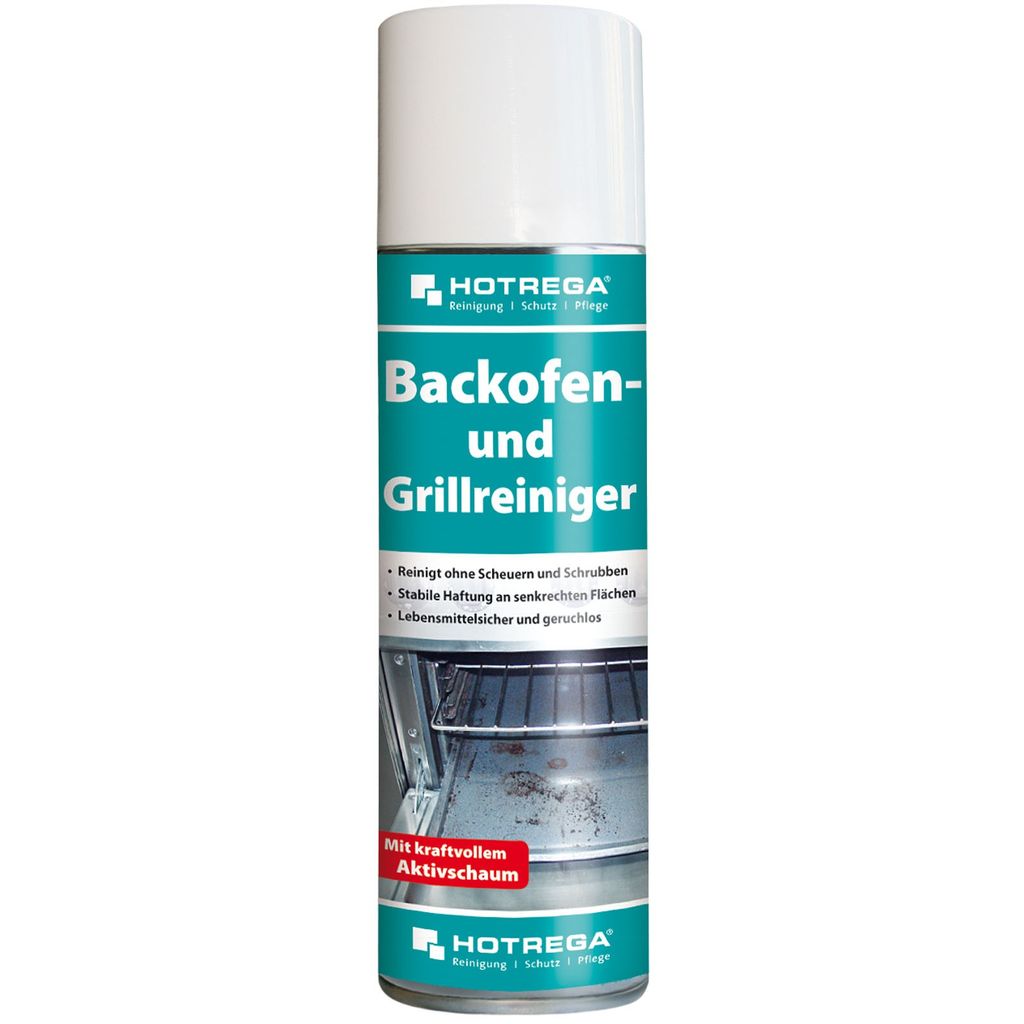 HOTREGA Backofen- und Grillreiniger Ofen und Grill mühelos reinigen Backofenspray Grill Reinigungsmittel 300ml
