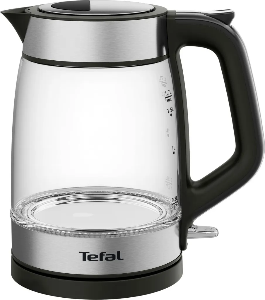 Bouilloire Tefal KI6058 verre 1,7L : lumière LED et chauffe ultra rapide