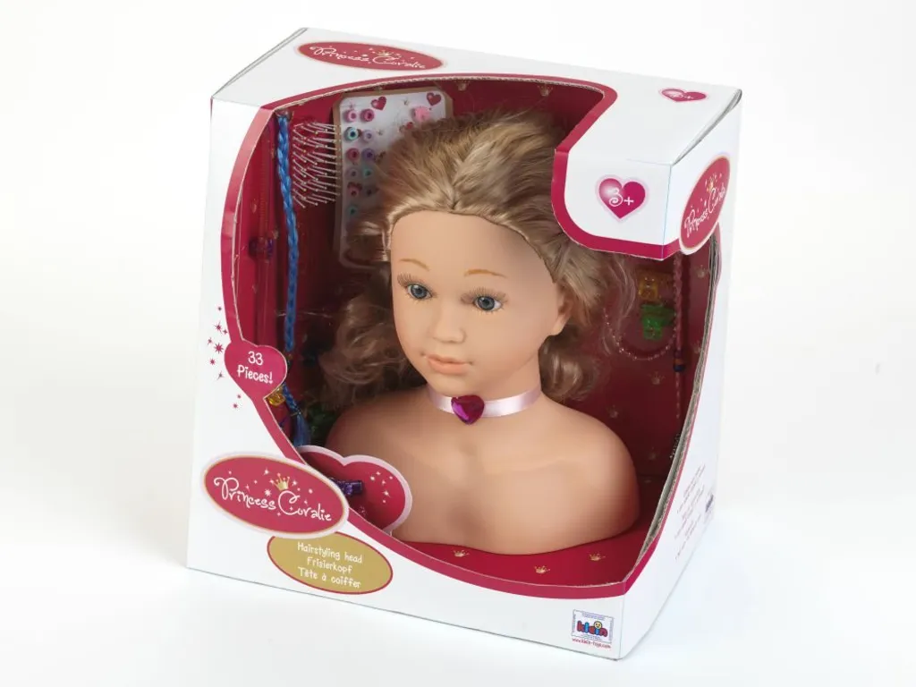 Tête à Coiffer pour Enfant MPK Toys avec Kit Accessoires Complet Rose