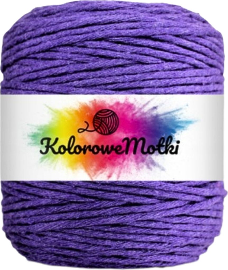 Makramee Garn 200m 3mm Lavendel | Naturliche Stark, Baumwollgarn, Baumwollschnur, Große Rolle, Perfekt für Basteln