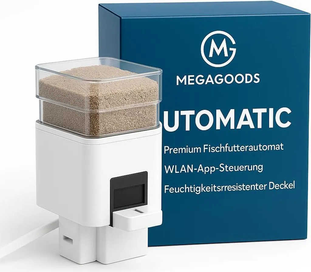 Mangeoire automatique connectée pour poissons avec contrôle à distance