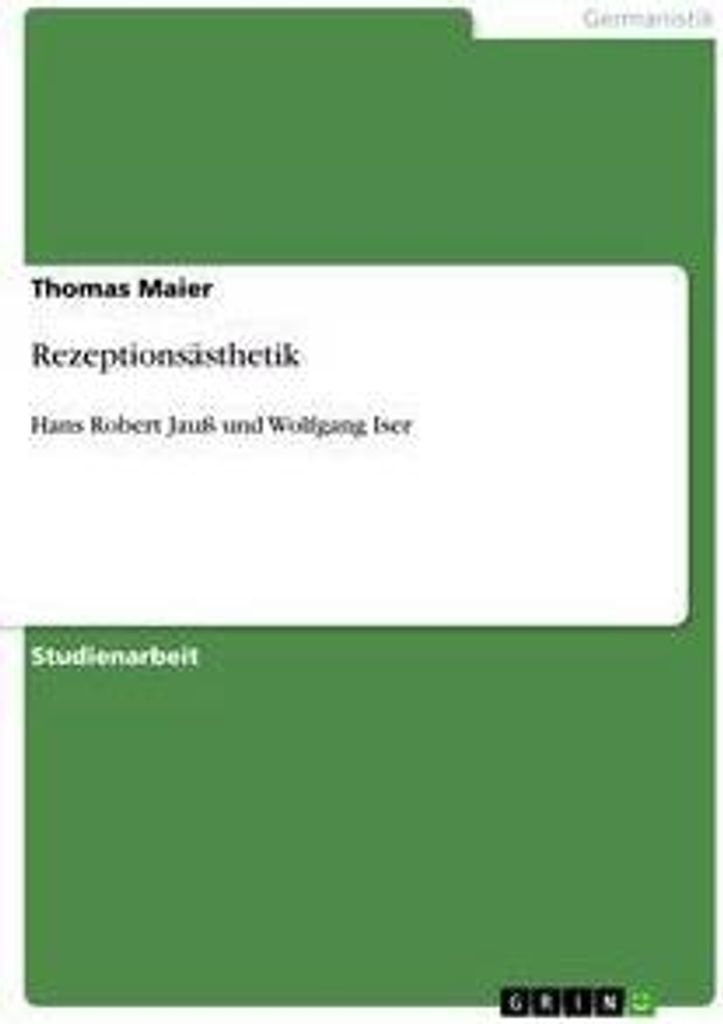 Rezeptionsästhetik