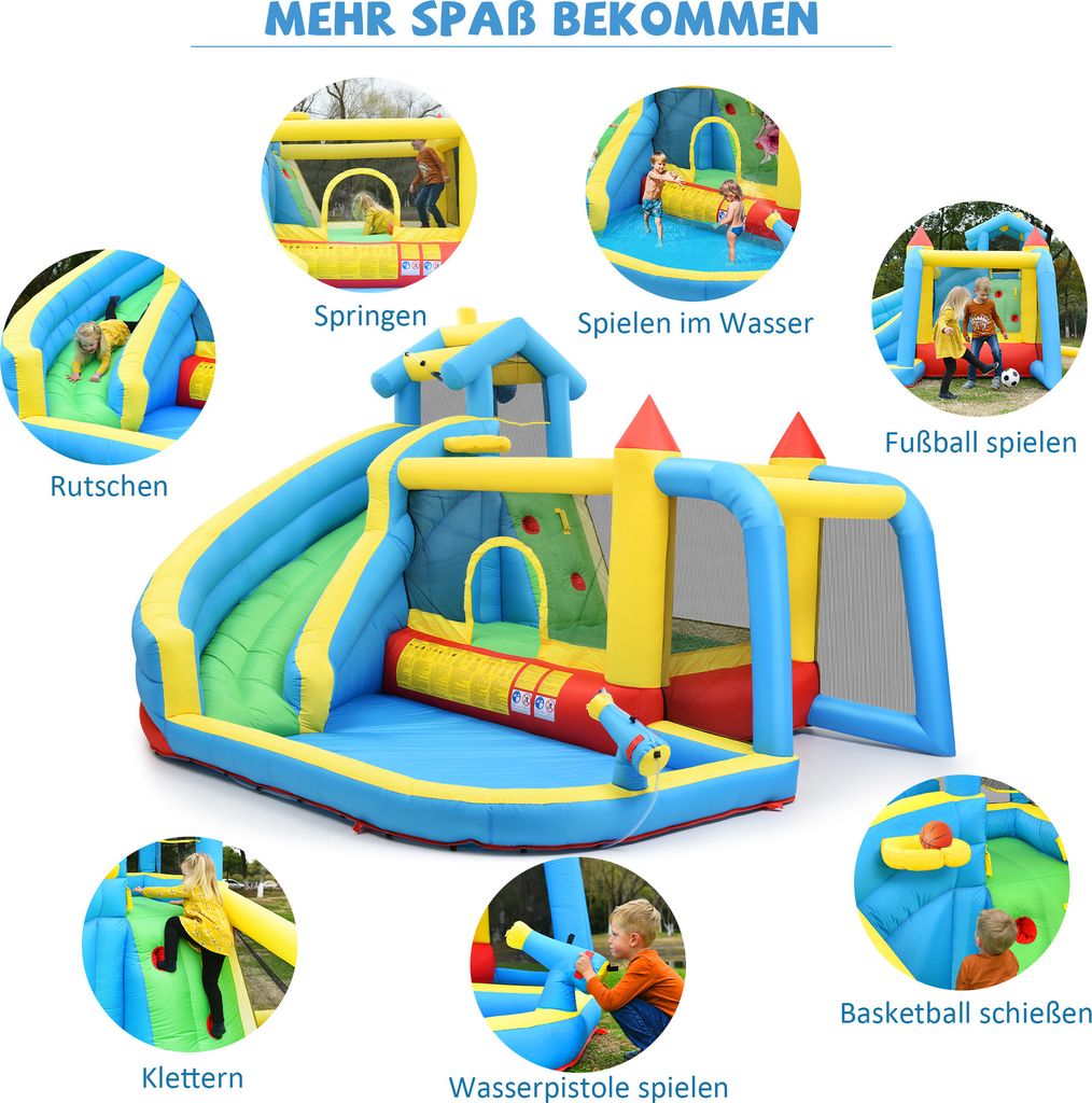 Test du château gonflable Goplus XXL : amusement garanti pour les enfants Test du château gonflable Goplus XXL : amusement garanti pour les enfants